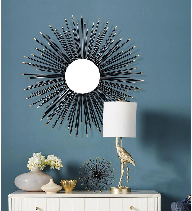 Роскошное Кованое железо в европейском стиле декоративное зеркало настенное