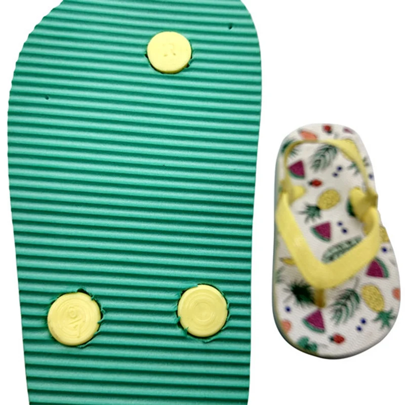 Для детей ясельного возраста детские тапочки EVA мультфильм tightenss пляжная обувь