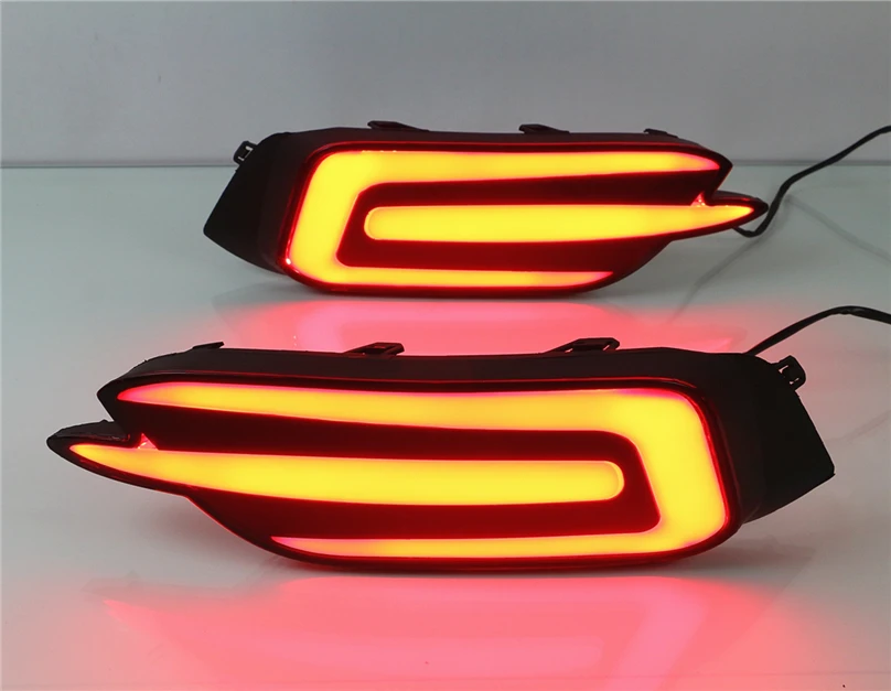 2 шт. автомобильные светодиодсветодиодный ламсветильник для заднего бампера Honda