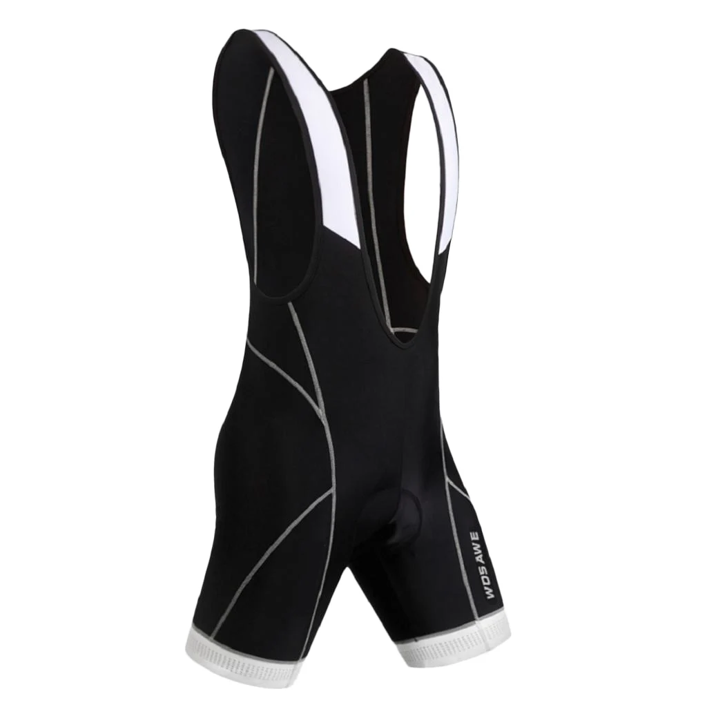 Мужские профессиональные 3D Мягкие велосипедные шорты с нагрудником для горного