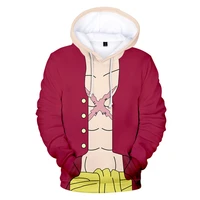 cosplay one piece monkey d luffy roronoa zoro 3d handsome hoodie role play adultchild unisex cool loose sweatshirt 3d hoodie