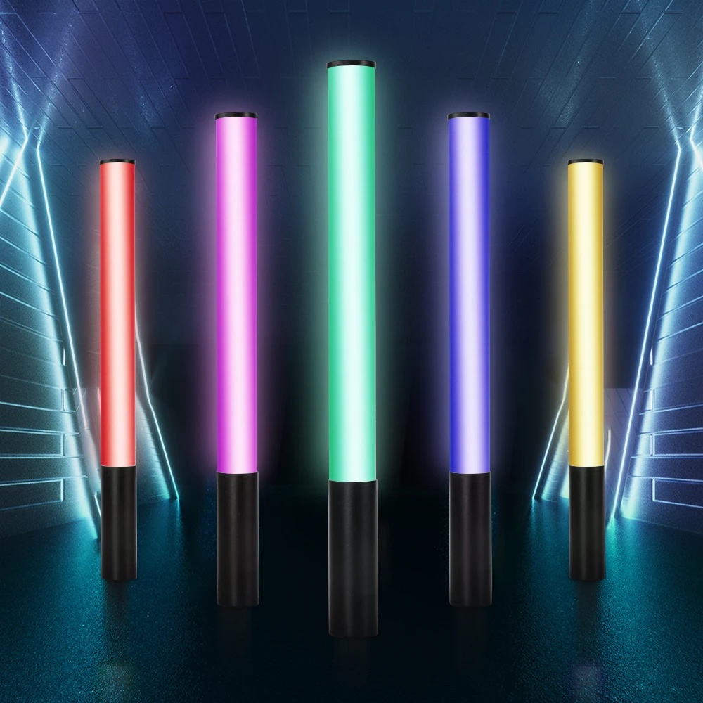 

RGB светильник лампа для фотосъемки, портативная Светодиодная лампа для видеосъемки, цветная лампа 2500K-9900K с регулируемой яркостью, перезаряжаемая лампа для вспышки