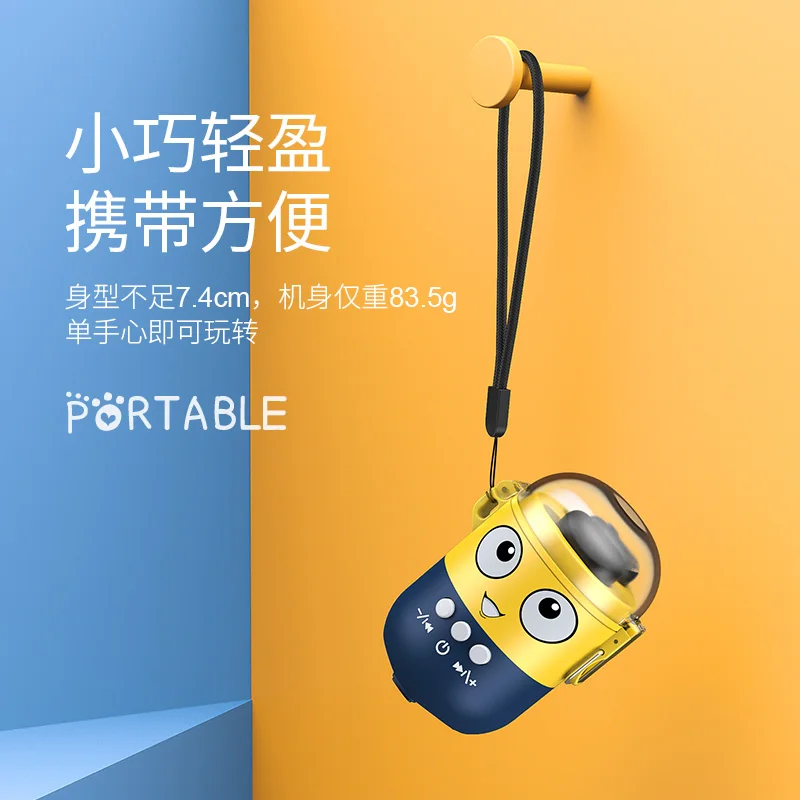 Беспроводная Bluetooth-гарнитура Minion с одним и двумя ушами Спортивная невидимая