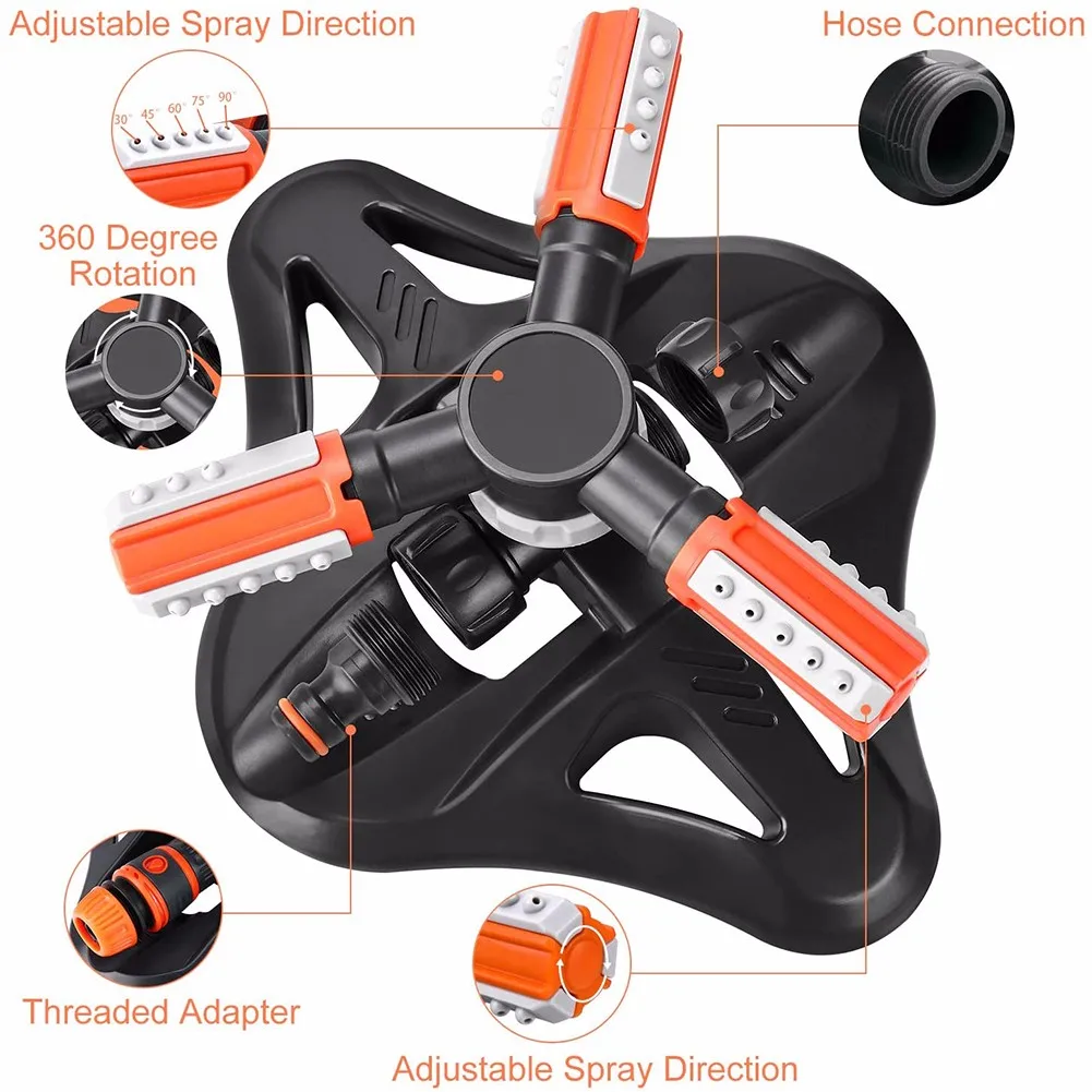 

Degree Automatic Rotating Sprinkler Shower Head Garden Lawn SprinklerAutomatic 360 Degree Rotating