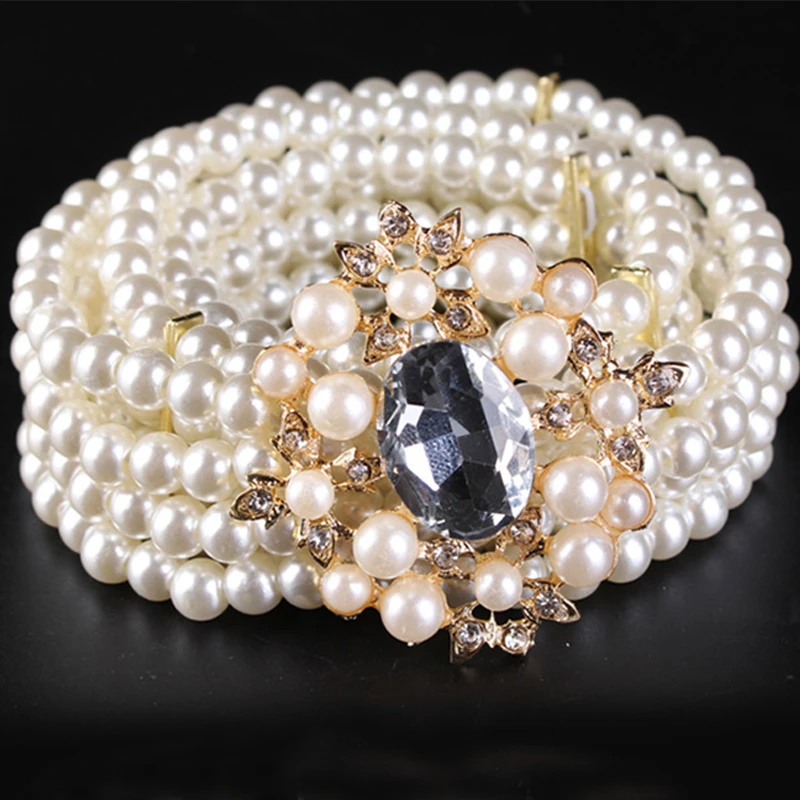 18 стилей пряжки новые модные женские красивые жемчужные цветочные пояса стразы