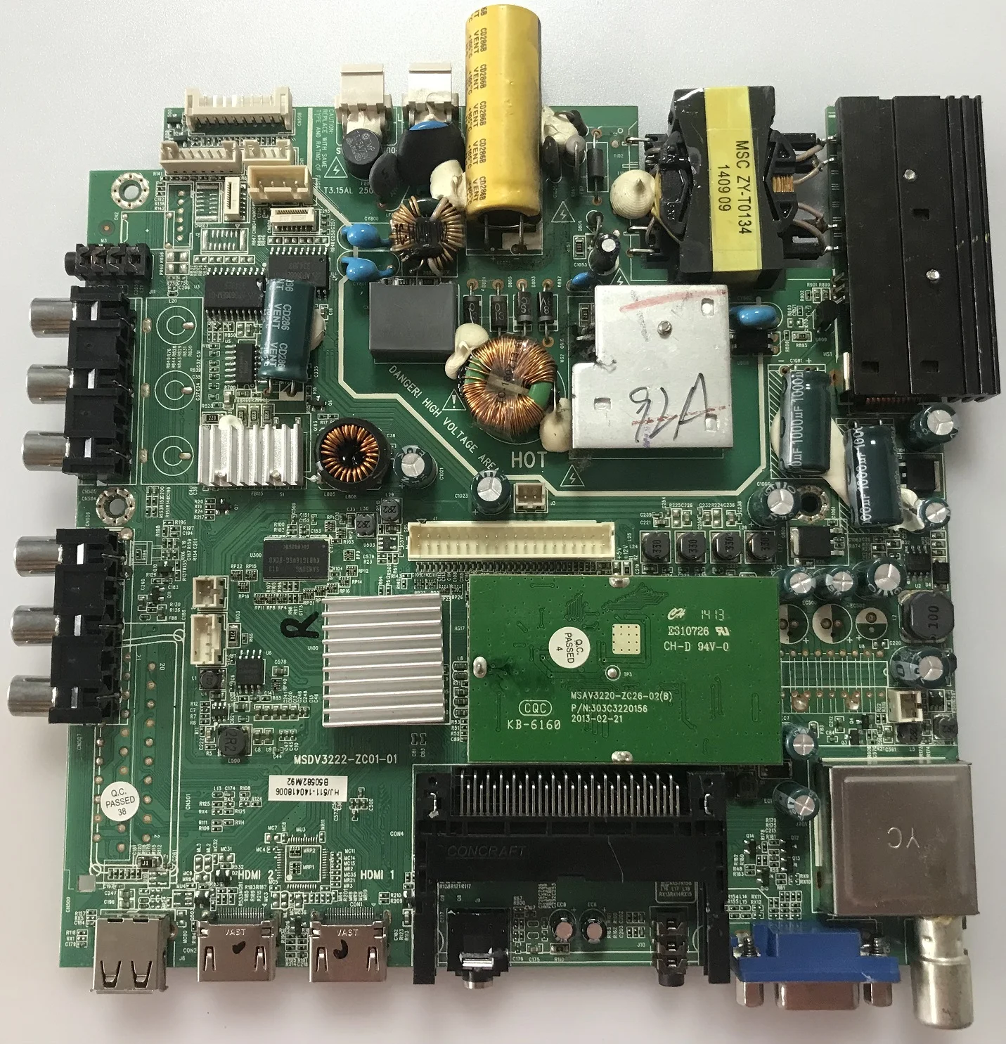 Материнская плата msdv3222 zc01 01 схема электрическая