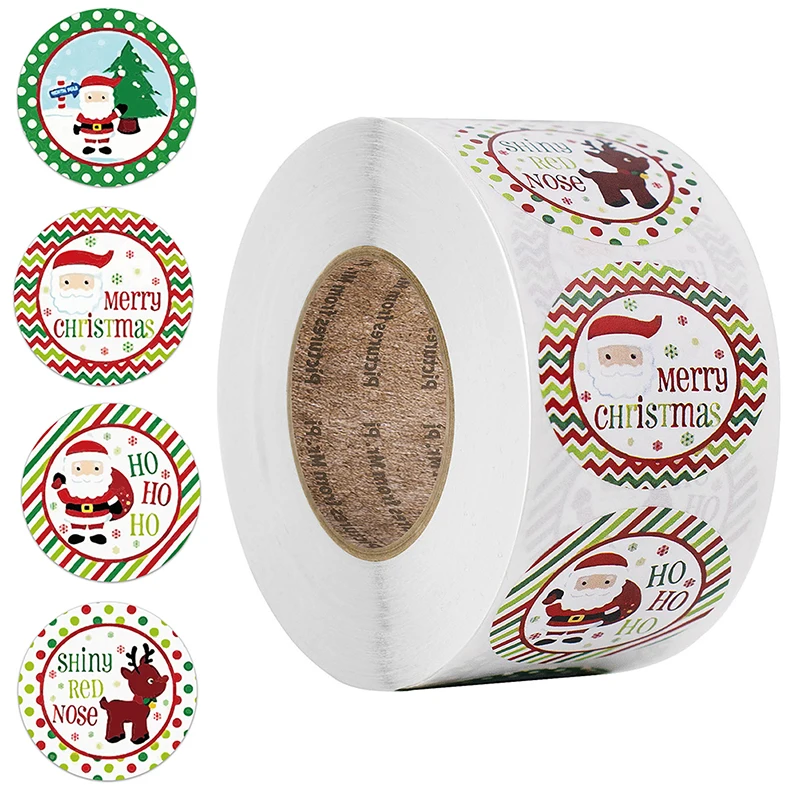 

500Pcs/roll Floral Thank You Sticker for seal label scrapbooking christmas sticke decoration sticker Stationery Sticker