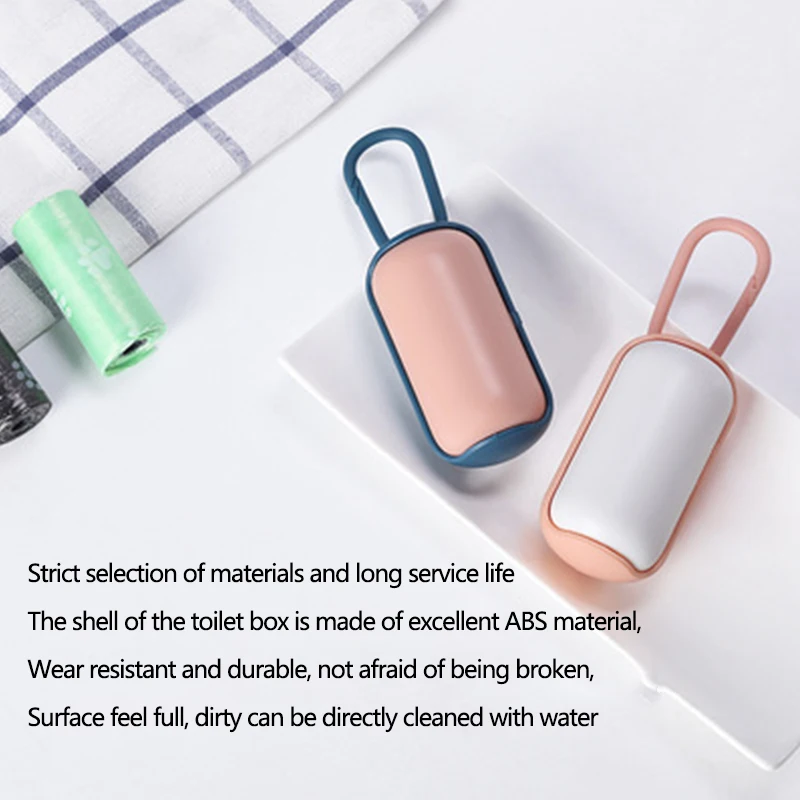 

Диспенсер для мусорного пакета удобный, простой, устойчивый к падениям, износостойкий, с крючком, для прогулок и магазина, подходит для соба...