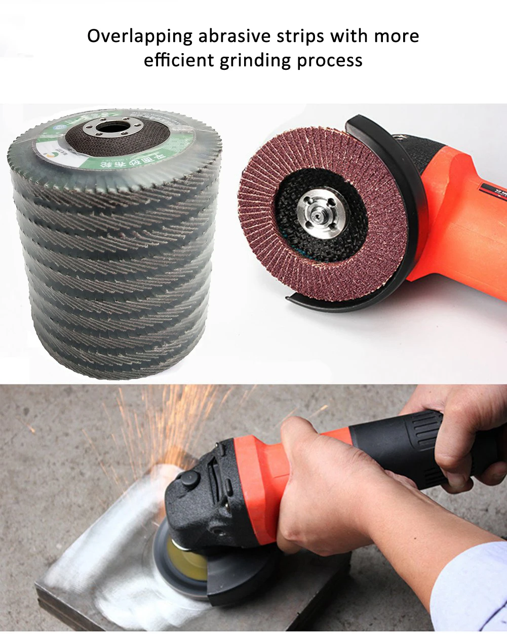 

New 10 PSC 100mm 40-320 Grit Grinding Wheels Flap Discs Angle Grinder Abrasive Tool Sanding Grinding Wheel polishing wheels