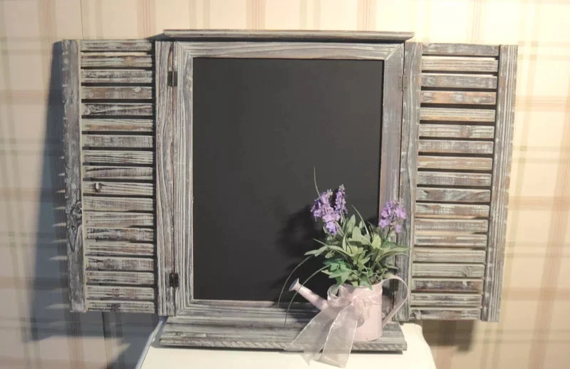 Американская сельская деревня все деревянные декоративные накладные окна