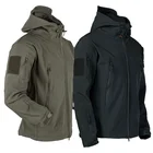 Армии, материал-Soft Shell Shark Skin, одежда, тактическое снаряжение ветрозащитный Водонепроницаемый куртка мужская летная куртка пилота капюшон пальто Военная Полевая куртка-бомбер
