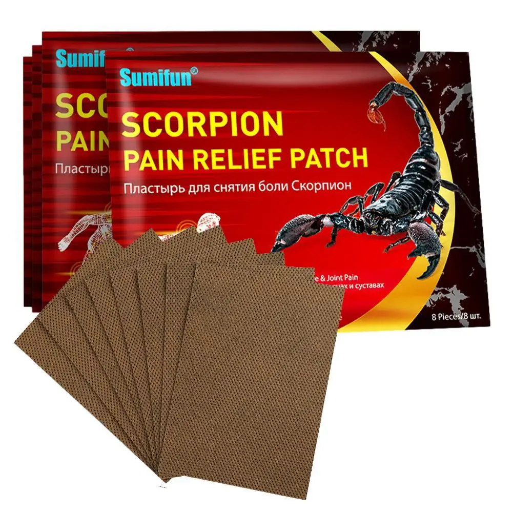 

Scorpion Joint Ache Pain Relief Patches Treatment Muscular Muscle Arthritis Rheumatoid Lumbar Strain Pain Patch Shoulder St J4O2