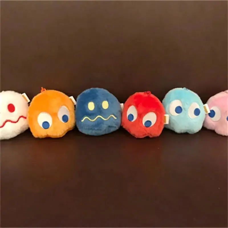 Плюшевые игрушки Pac-Man брелок кавайное украшение для рюкзака намко супер милые