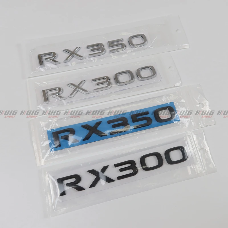 Calcomanías de ABS para maletero de coche, calcomanías de alta calidad con letras 3D para automóvil Lexus RX RX350 RX300