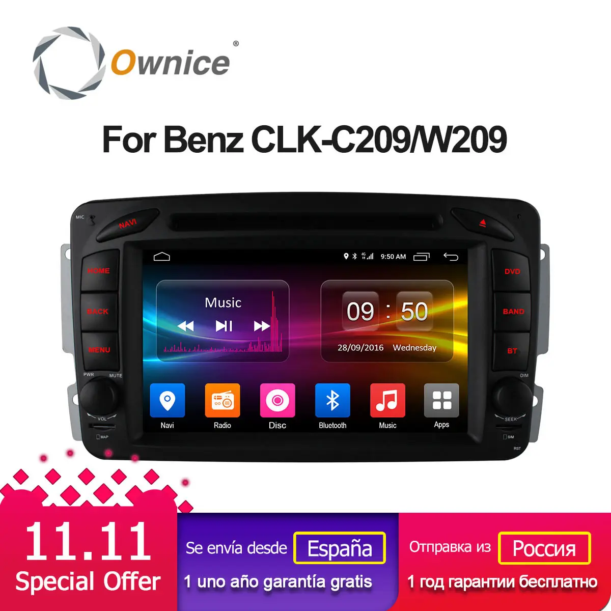4G SIM LTE Android 6 0 8 Core автомобильный DVD GPS для Mercedes W203 Viano Vito W639 W638 W168 W210 C180 C200 C220 C230 C240 C260