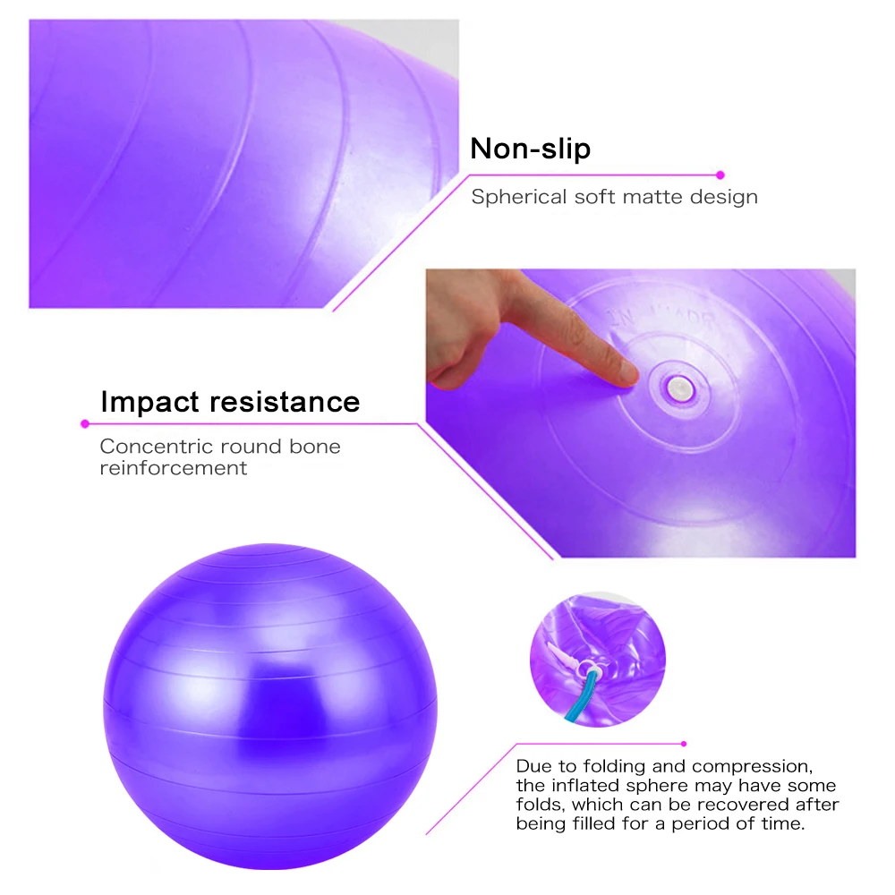 Спортивные шары для йоги DMAR искусственные тренировки Пилатес массажный мяч 65 см