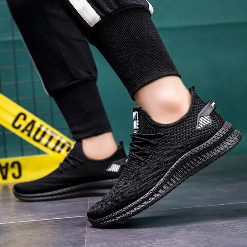 

Fashion New Men Sneakers Flat Casual Shoes for Men Mesh Breathable Walking Sports Running Shoes