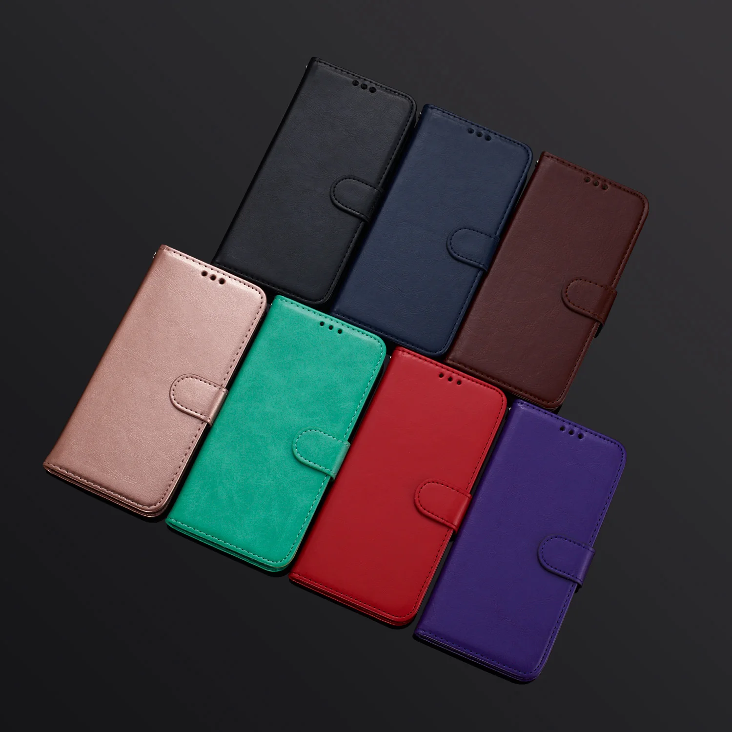 Luxury Flip Leather Case for Xiaomi Mi 9 Se 9T Pro F1 8 7 6X 5X 4X Redmi K20 K30 Note 6 4 6A A2 Lite Magnetic Wallet | Мобильные