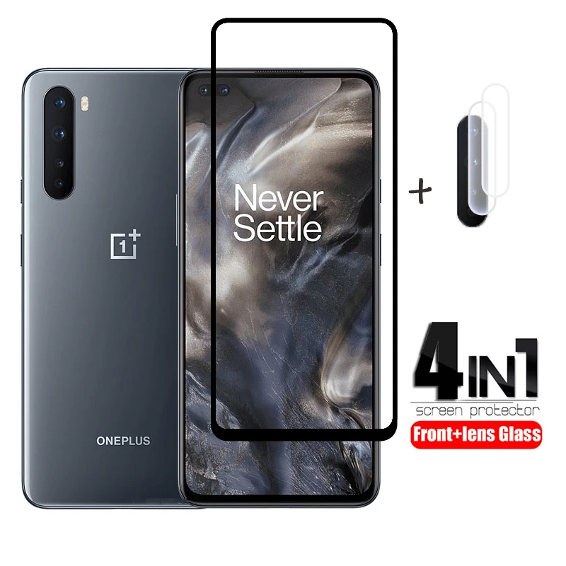 Полное покрытие экрана протектор для Oneplus Nord стекло 8 Pro Закаленное пленка Z защита