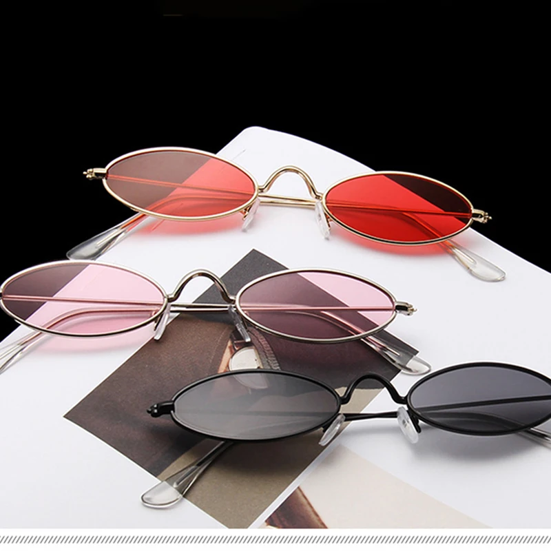 Велосипедные очки ретро маленькие овальные солнцезащитные модные мужские и