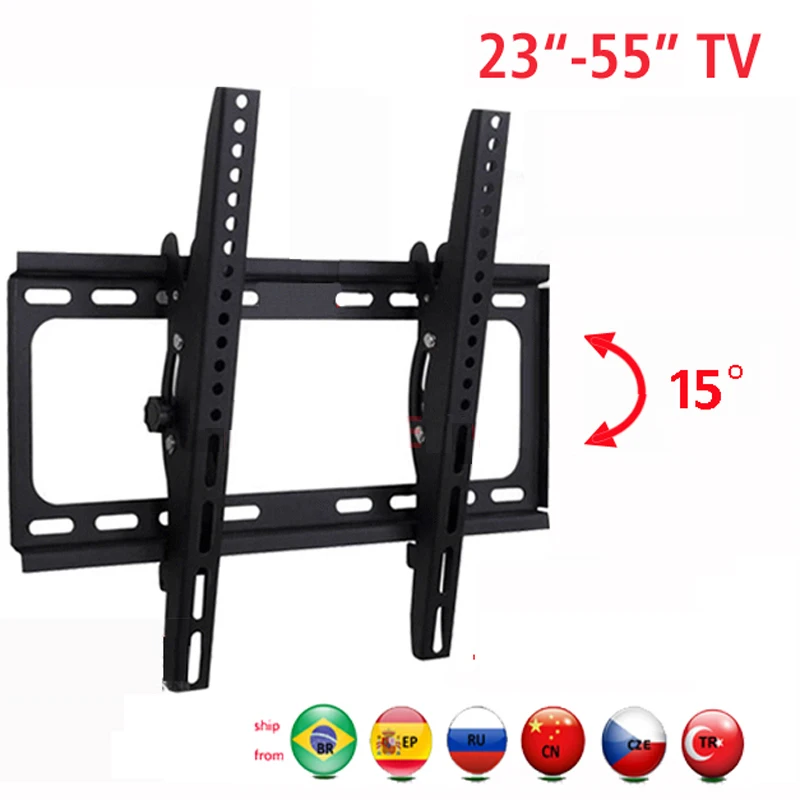 

PTB-6044T strong 45kg vesa 400x400 50" 46"55"40" PTB-6044T universal tilt down 15 400x400 lcd tv wall mount bracket