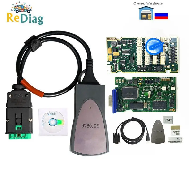 Считыватель кодов Lexia PP2000 Lite для Citroen/Peugeot Diagbox V7.83 считыватель OBD2 многоязычная