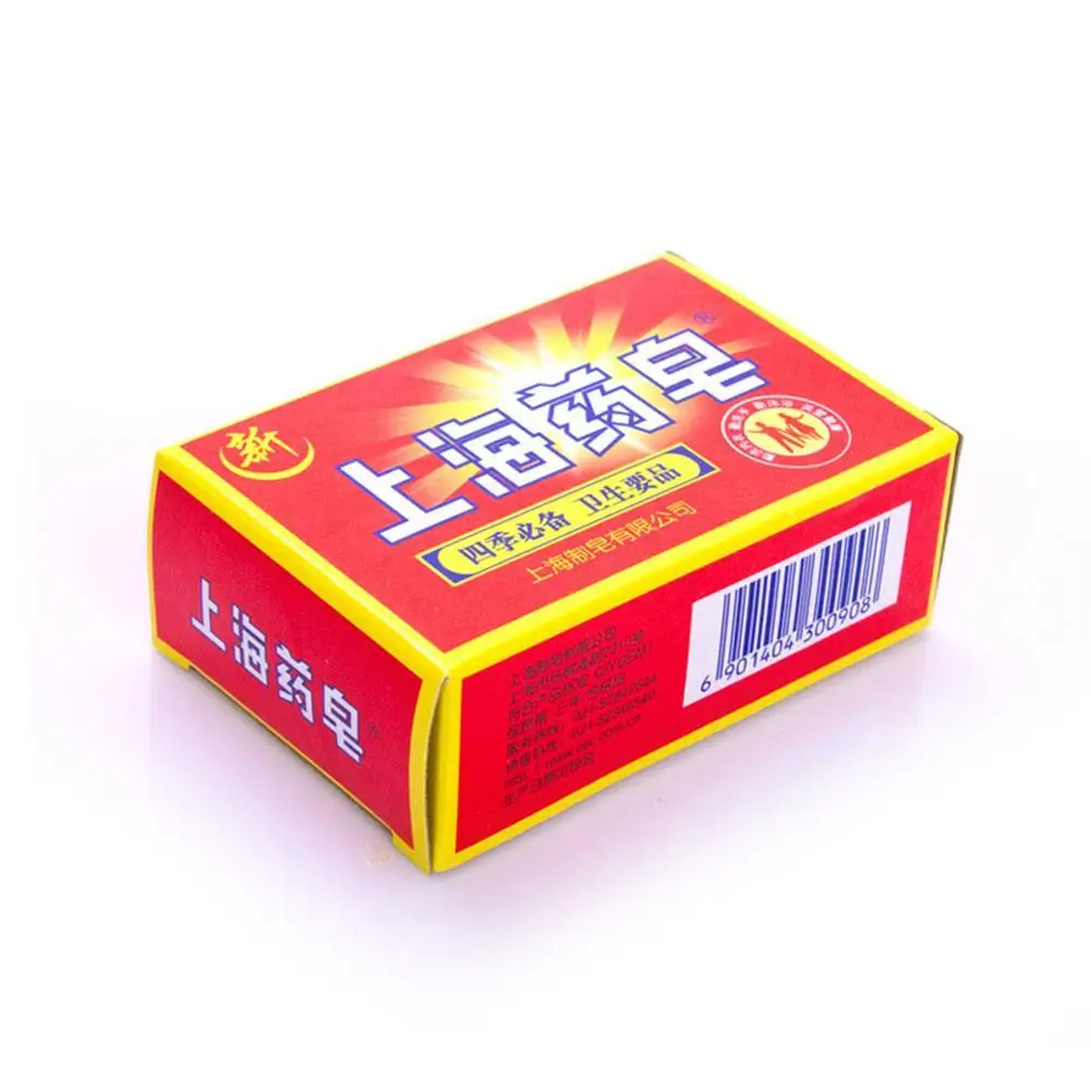 

90g Red China Medicated Soap Conditions Acne Psoriasis Eczema Cream Seborrheic Anti Healthy Soap Fungus Bath Slimming Body I5N2