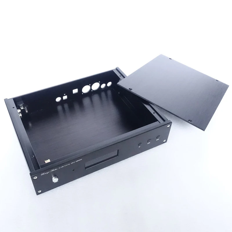 

Vogue 280*62*211.5mm All Aluminum DAC Amplifier Chassis Box House DIY With Tail Plug Switch Button Feet Amplifier Case Shell