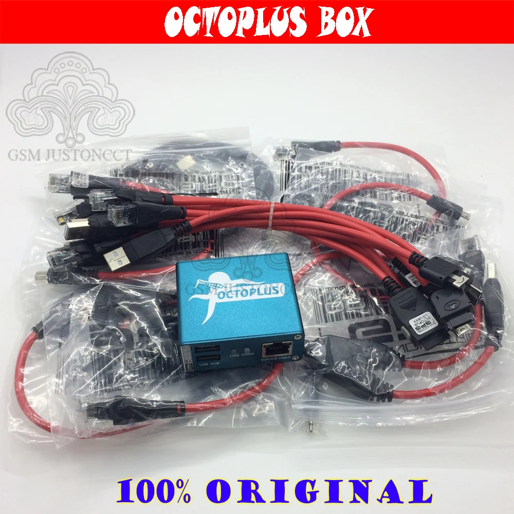 Коробка Осьминог gsmjustoncct octoplus + 38 в 1 полный комплект кабелей для LG и forSamsung se