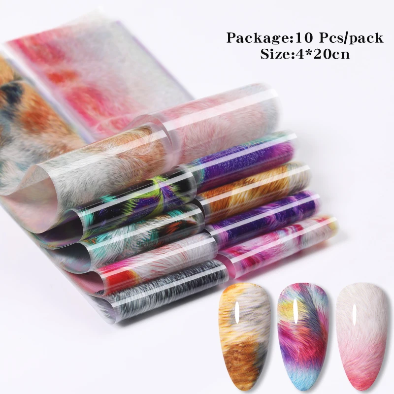 10 шт. наклейки для дизайна ногтей | Красота и здоровье