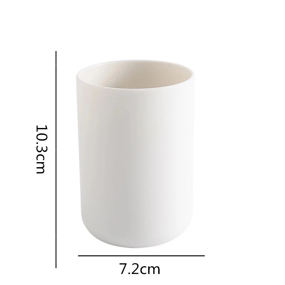 

Bathroom Tumblers Plastic Mouthwash Cup Portable Home Travel Toothbrush Holder Cup Coffee Tea Water Mug Bathroom Accessories