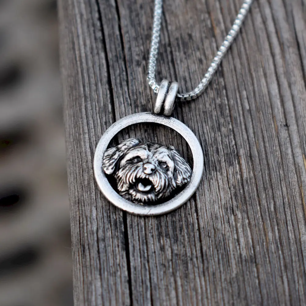 SanLan 1 шт. милое ожерелье для щенка Bichon Frise |