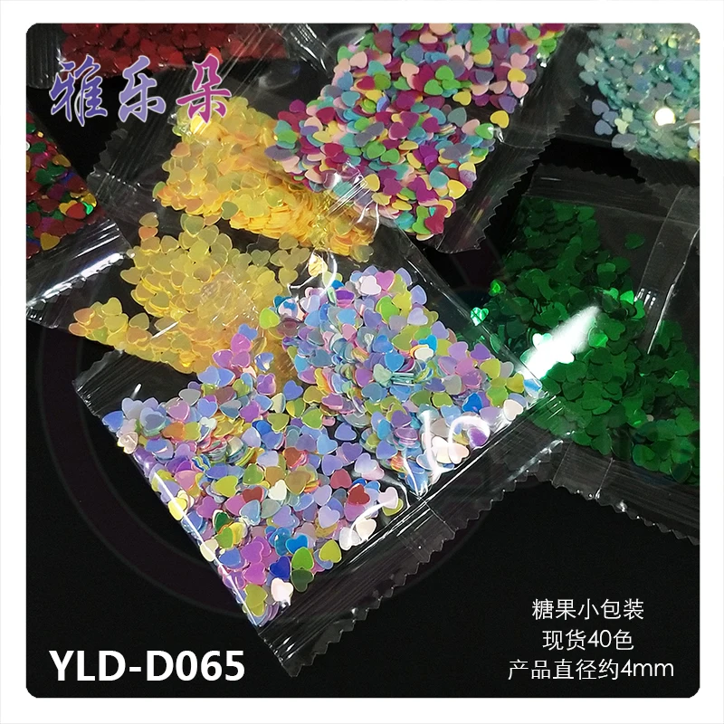 

Сверхтонкие пайетки из 5g ПВХ, 4 мм, светло-розовое сердце, форма, Сыпучие блёстки конфетти, для свадьбы, 2-1, лак для ногтей в упаковке