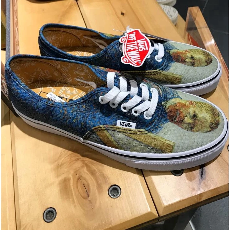 Оригинальная обувь для автопортрета Vanses x Vincent Van Gogh | Спорт и развлечения