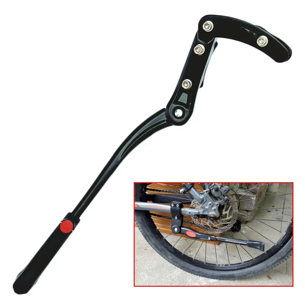 

Adjustable Bicycle Foot Support Kickstand Mountain Bike Mtb Aluminum Side Rear Kick Stand Accessories Foot Brace Cycling Parts