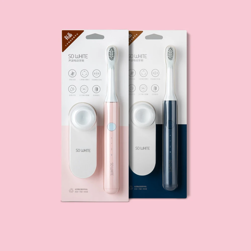 Youpin SOOCAS EX3 SO белая звуковая электрическая зубная щетка портативная IPX7