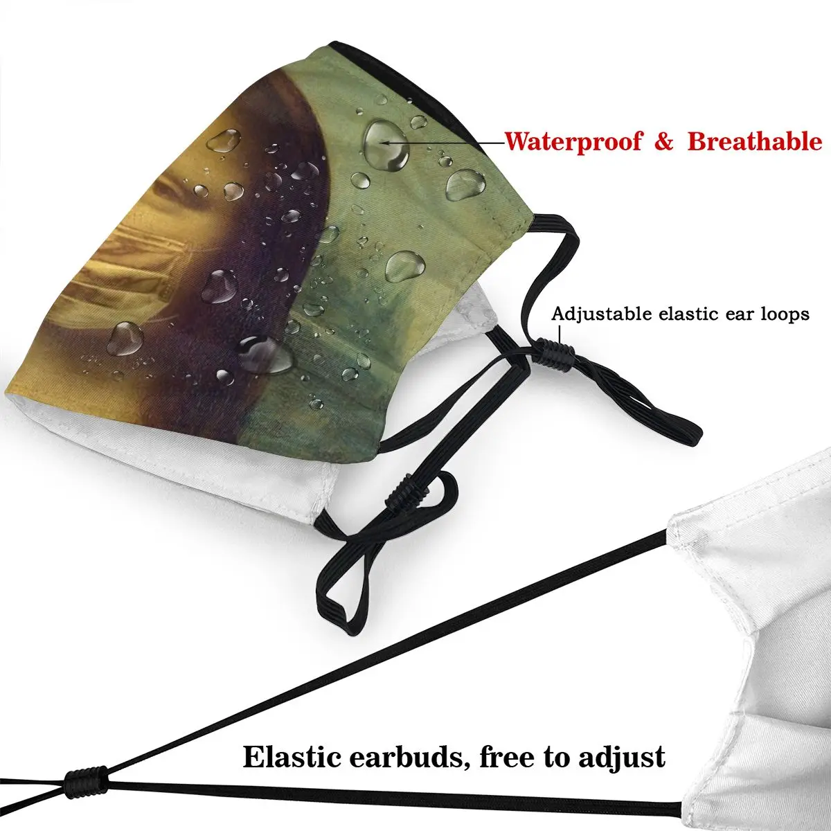 Monalisa Unisex Reusable Face Mask Anti Dust Protection Respirator Mouth Muffle | Аксессуары для одежды