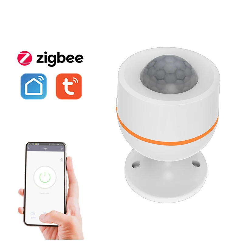 

Tuya ZigBee Smart PIR Motion Detector Temperature Sensor Humidity Sensor Anti-theft Security Protection APP Real-time Alarm Push