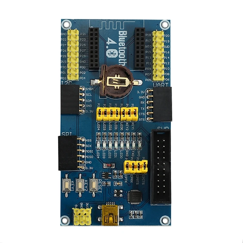 

Ble4.0 Development Board Backplane To Be Equipped For The Bluetooth Module NRF51822 NRF51822 Core