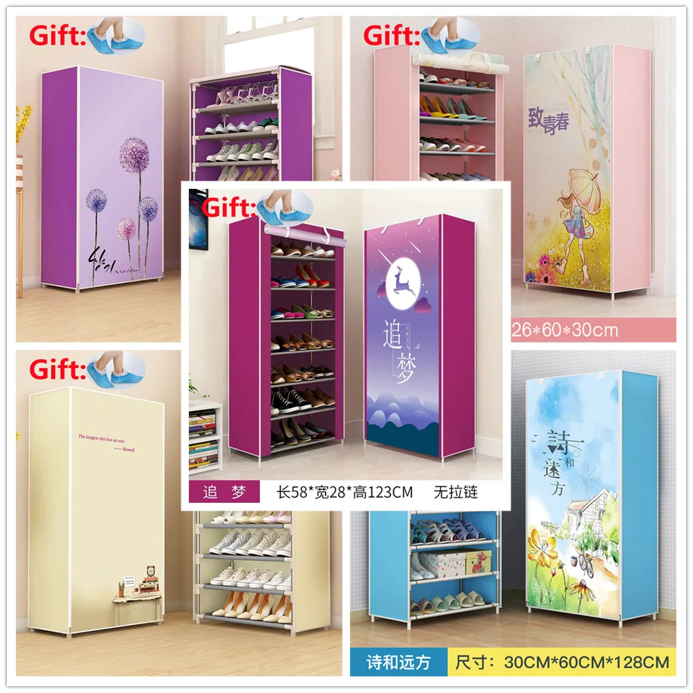 

Multilayer Shoe Cabinets Dustproof Shoe Rack Hallway Space-saving Shoerack Organizer Holder Home Furniture Dureable Shoe cabinet