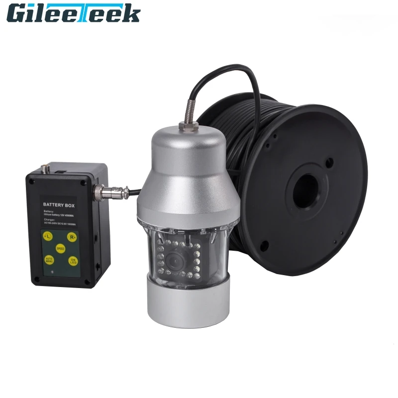 Comprar Cámara De Pesca Con Sistema De Grabación De Vídeo Submarino, Monitor De Pesca En Hielo Con Visión Clara 360, Impermeable, 1000TVL, Buscador De Peces, F08S