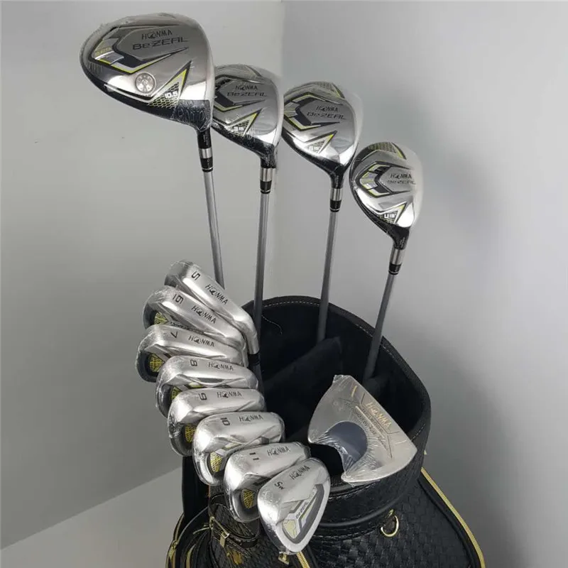 Men's Golf Clubs HONMA BEZEAL 525 Complete Set HONMA Golf Driver+Fairway Wood+Irons+Putter/13Pcs Graphite Golf Shaft (No Bag)