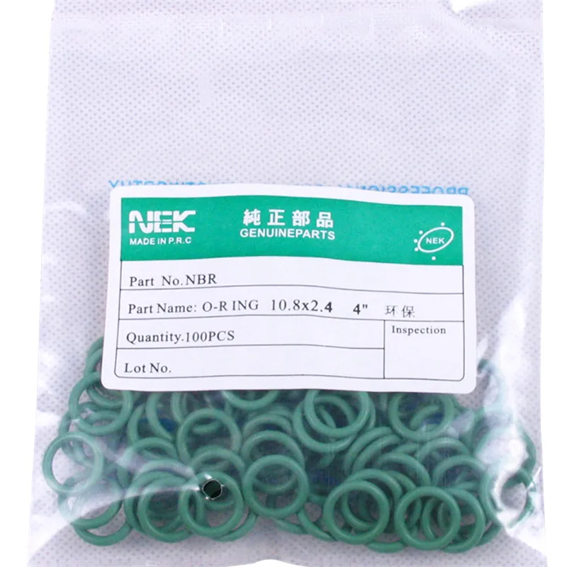 

( 10.8*2.4mm ) #8 R134a NBR Rubber O-Ring Seal Kit,High Temperature Resistance for Car Air Conditioning valve 5/16 3/8 1/2 5/8