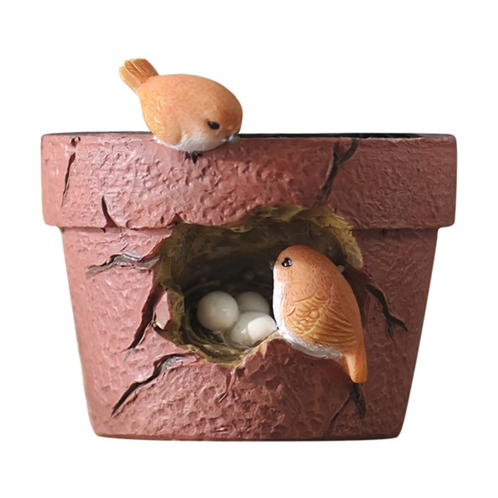 

Подарочный Декор для дома и сада, милый двор, стол, искусство, ремесло, скульптура птицы, патио, смешные полимерные украшения для улицы и поме...