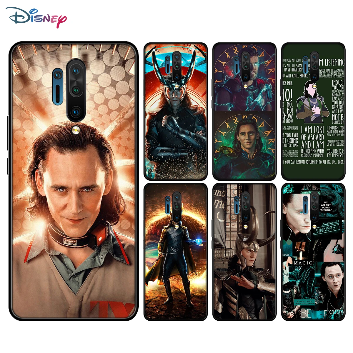 

Silicone Black Cover Avenger Loki For OnePlus 8T Plus 5G 8T 8 7T 7 6T 6 5T Pro 5G Nord N100 N10 5G Black Phone Case