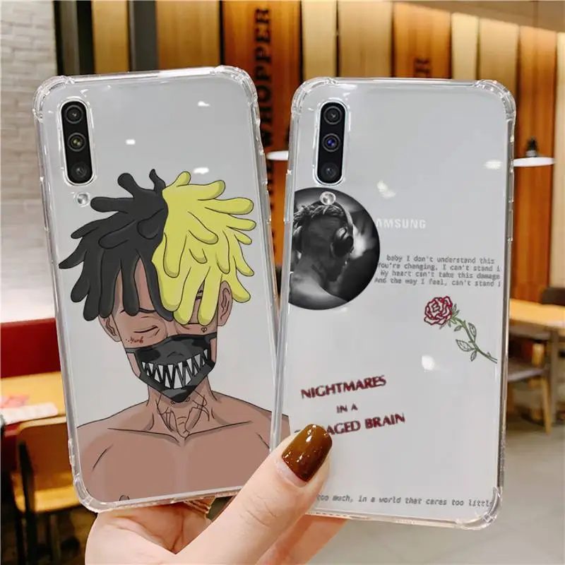 

xxxtentacion rapper USA Phone Case For Xiaomi Mi 11 Ultra Lite 10 Redmi Note 9 8 7 9a K30S K40 Pro Transparent Coque