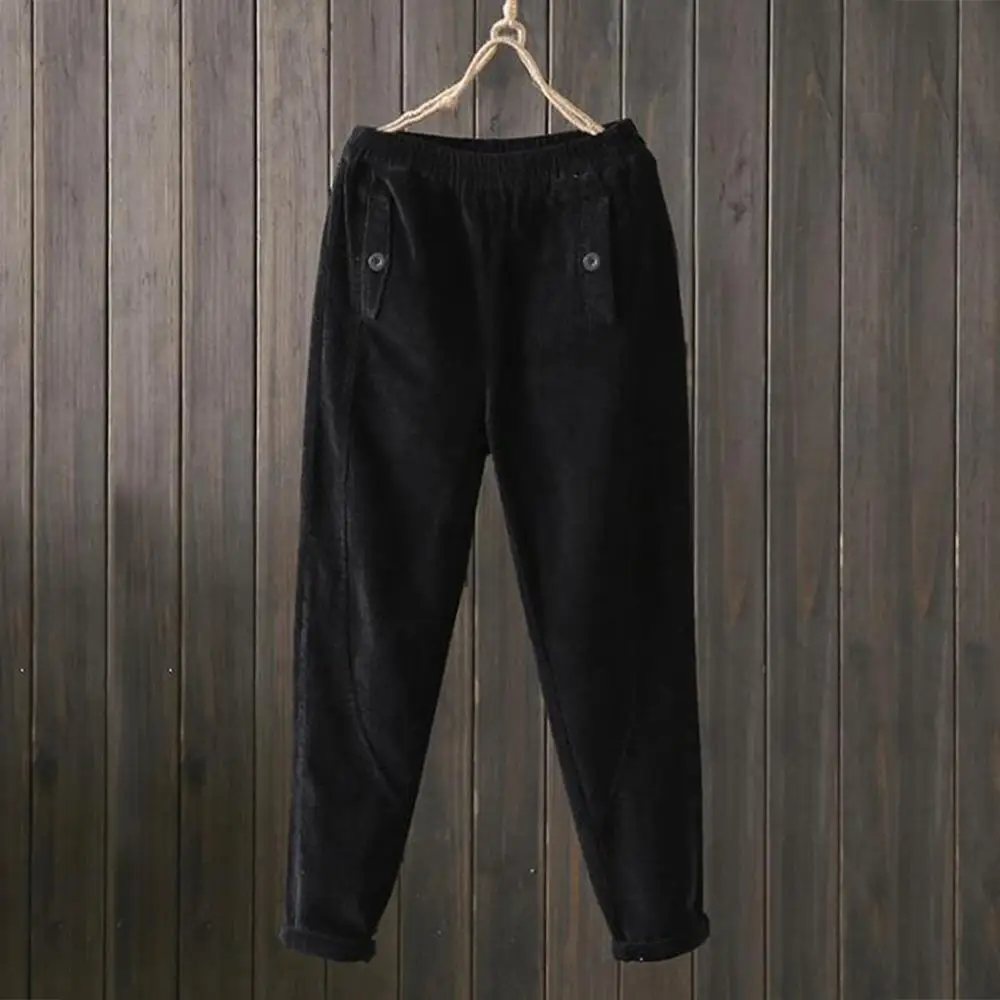 Весна-лето 2020 новые вельветовые брюки для женщин Повседневные Удобные с