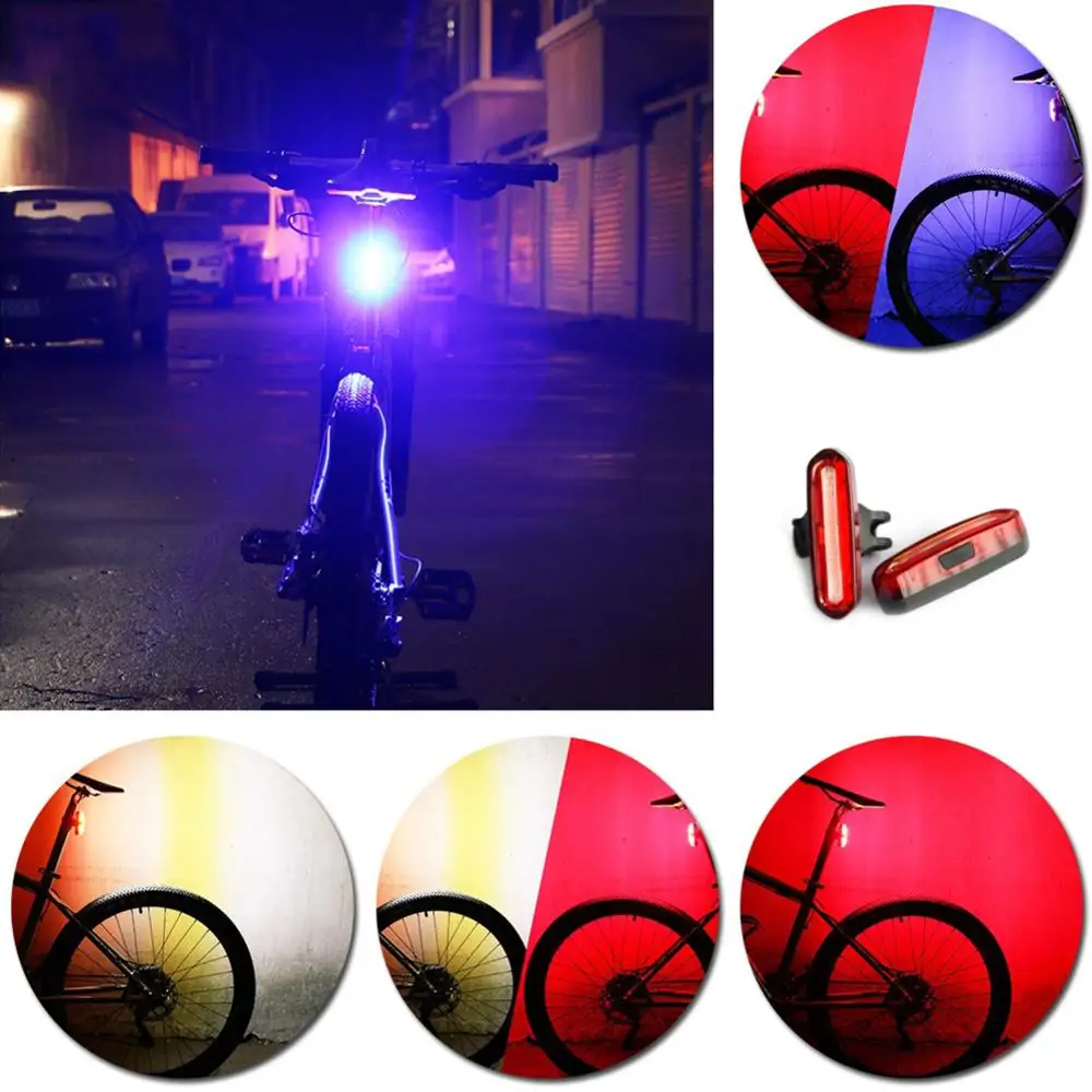 Bike Light USB Rechargeable LED Taillight Super Bright Cycling Tail Safety Warning Flash Bicycle | Спорт и развлечения