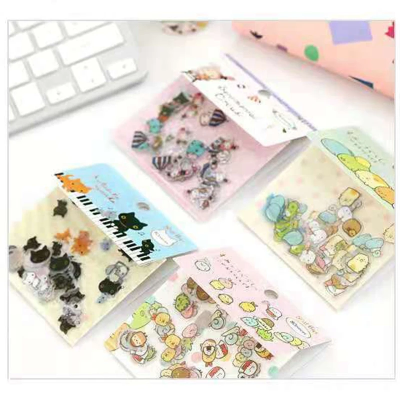 Миниатюрный мультяшный медведь кот утка Канцтовары ПВХ шт./пакет для