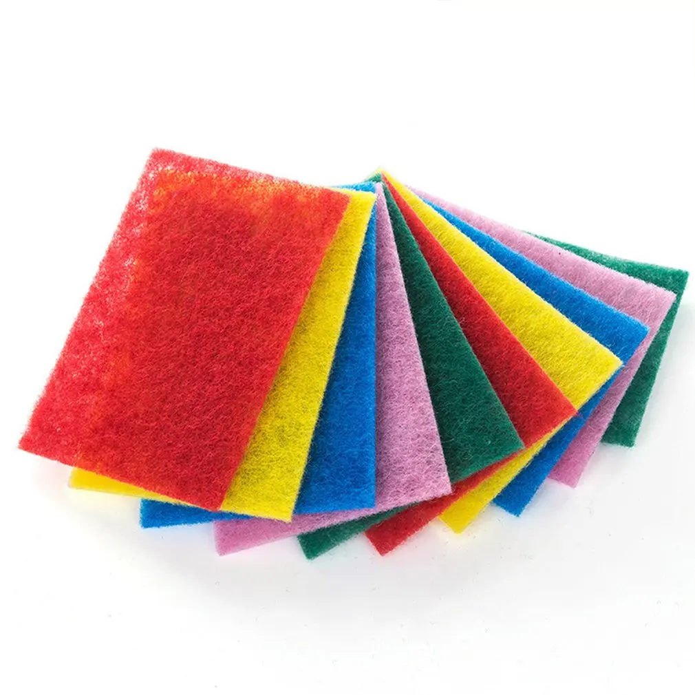 Ежедневный цвет антипригарное масло Чистящая прокладка толстое полотенце для